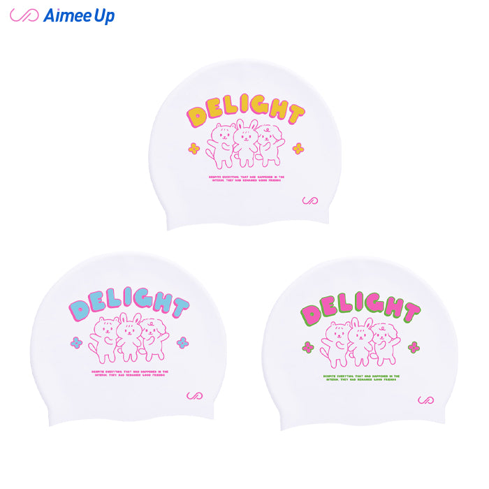 Swimming cap-Joyful Bunny