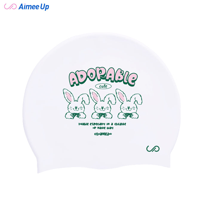 Swimming cap-Vintage Rabbit