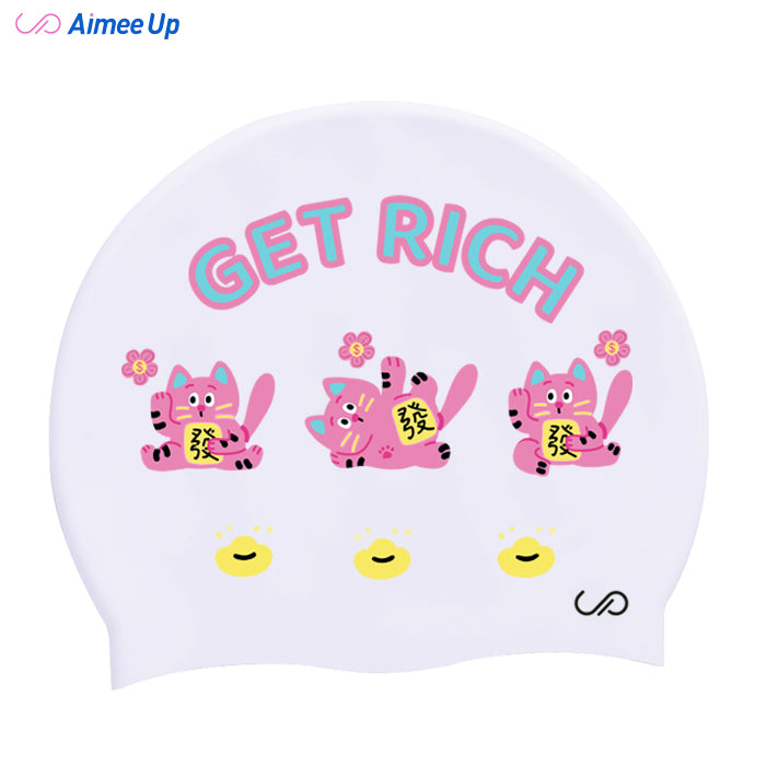 Swimming cap-Lucky Cat
