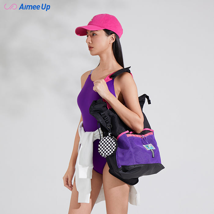 Swimming sports crossbody bag - Purple