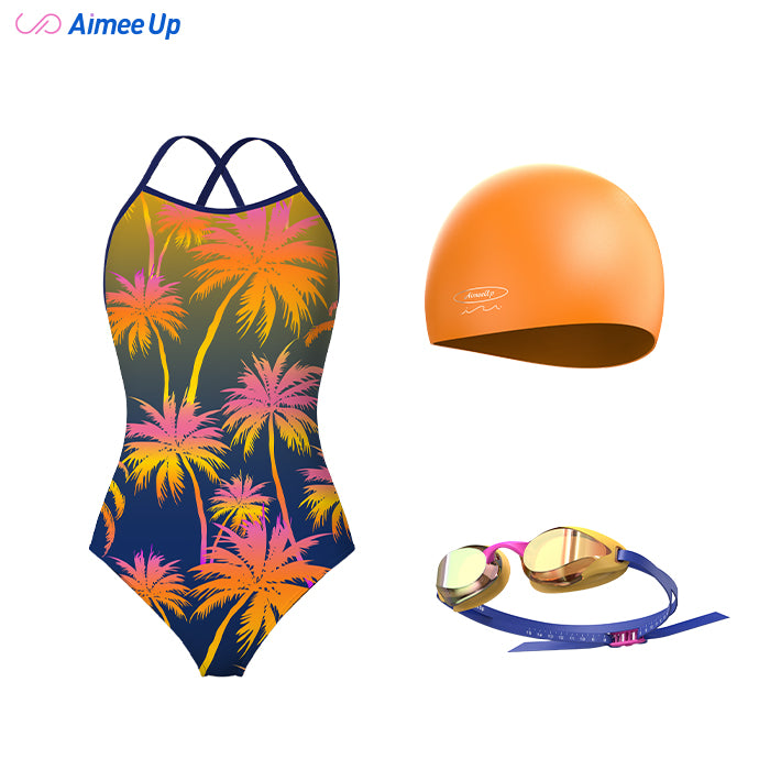 Coconut tree -Blue Orange