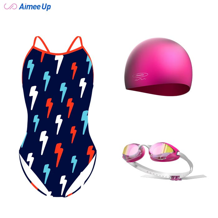 Children's training swimsuit-Lightning