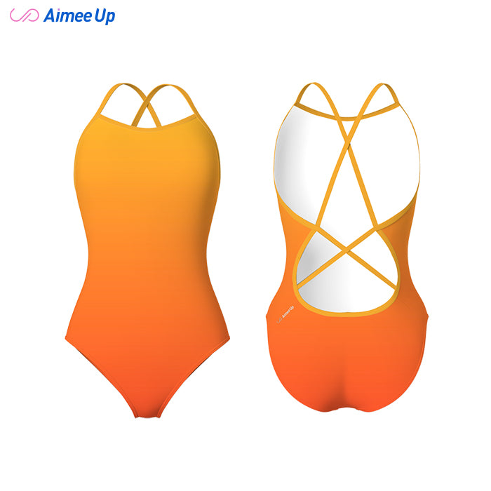Gradient color swimsuit