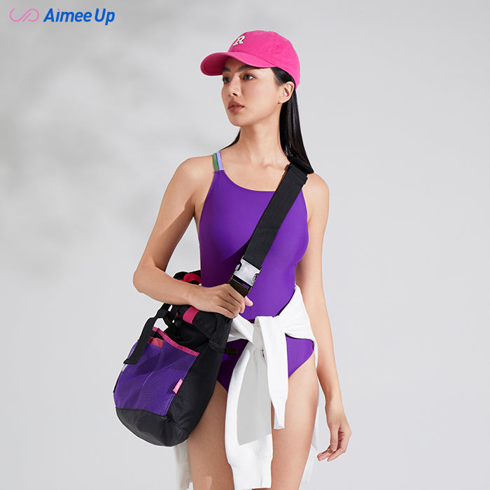 Swimming sports crossbody bag - Purple