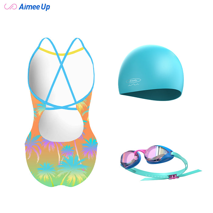 Coconut tree -Orange green