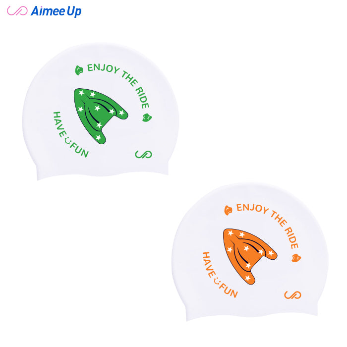 Swimming cap-Five-pointed star - floating board
