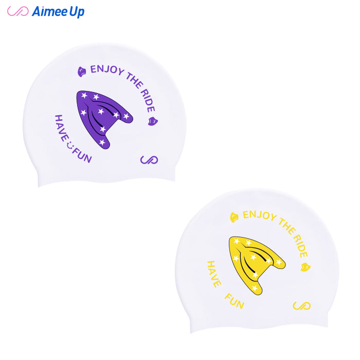 Swimming cap-Five-pointed star - floating board