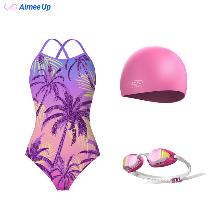 Coconut tree -Mary Red Purple