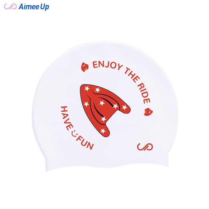 Swimming cap-Five-pointed star - floating board