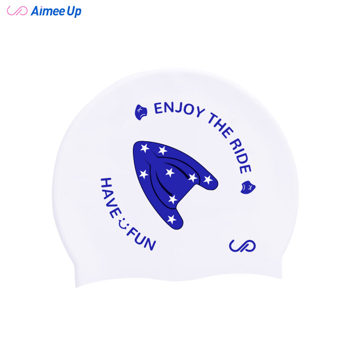 Swimming cap-Five-pointed star - floating board