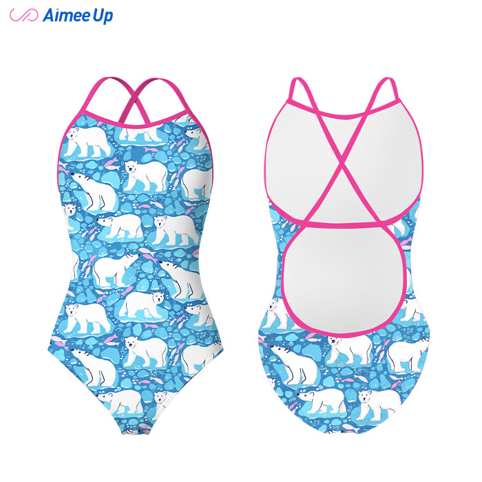 Children's training swimsuit-Polar Bear