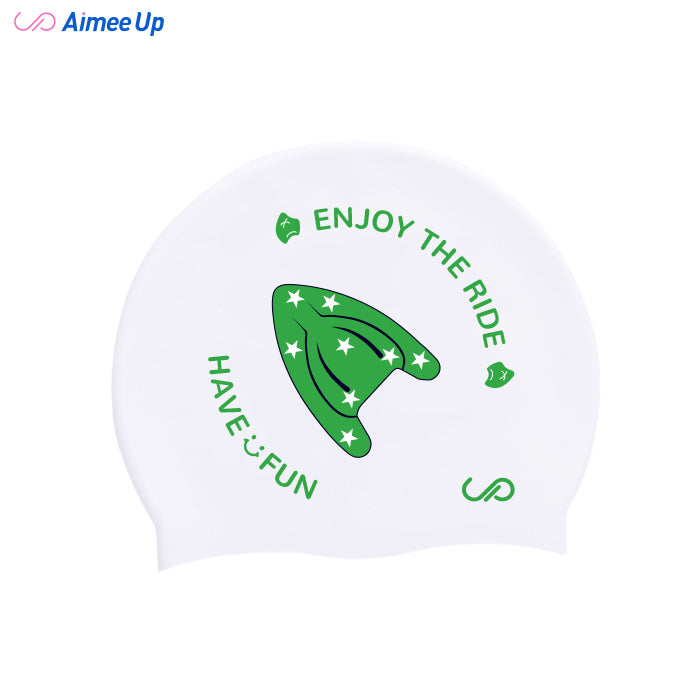 Swimming cap-Five-pointed star - floating board