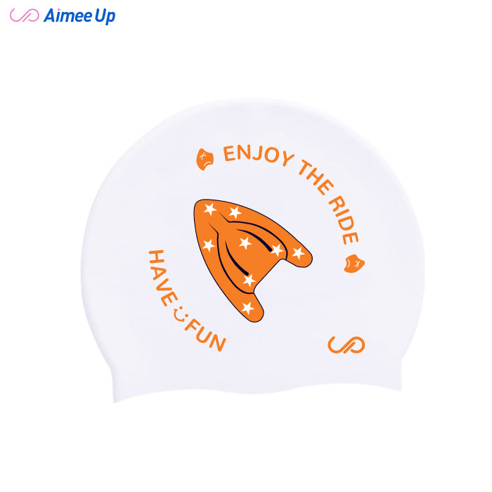 Swimming cap-Five-pointed star - floating board