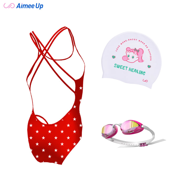 Swimming cap-Bubblegum Girl-(SN)