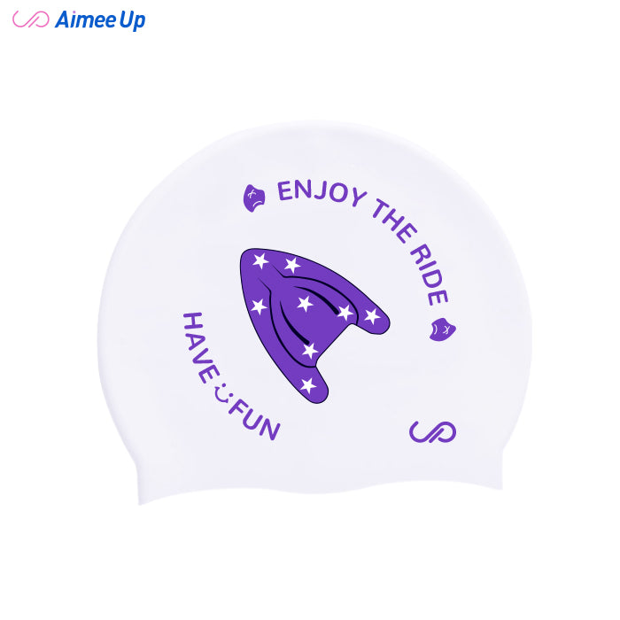 Swimming cap-Five-pointed star - floating board