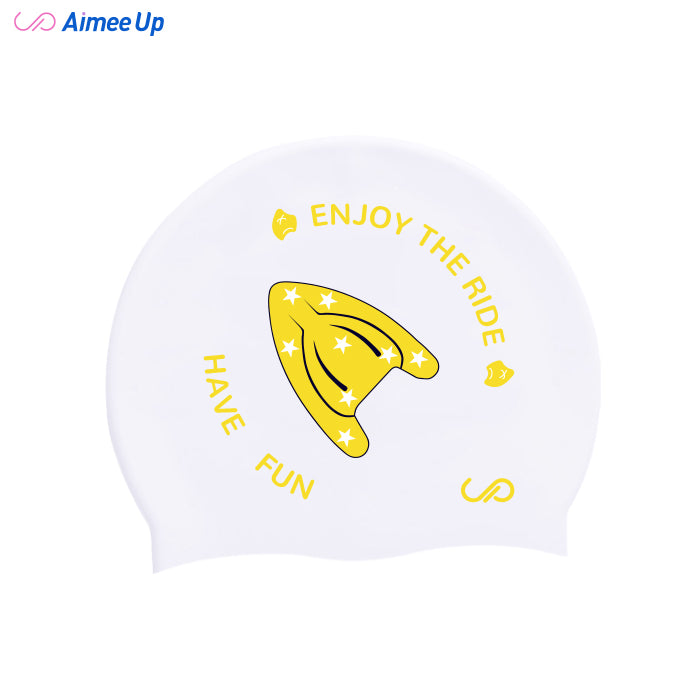 Swimming cap-Five-pointed star - floating board
