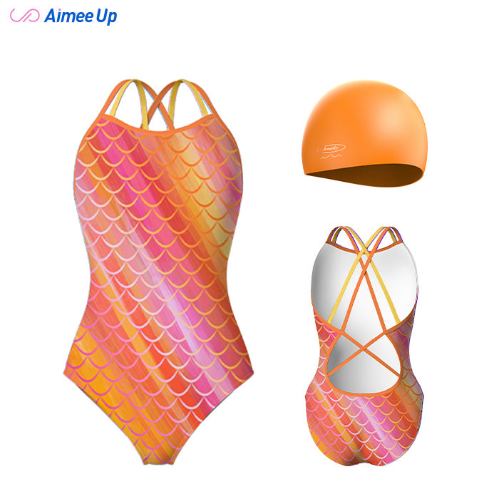 Children's training swimsuit-Mermaid 7