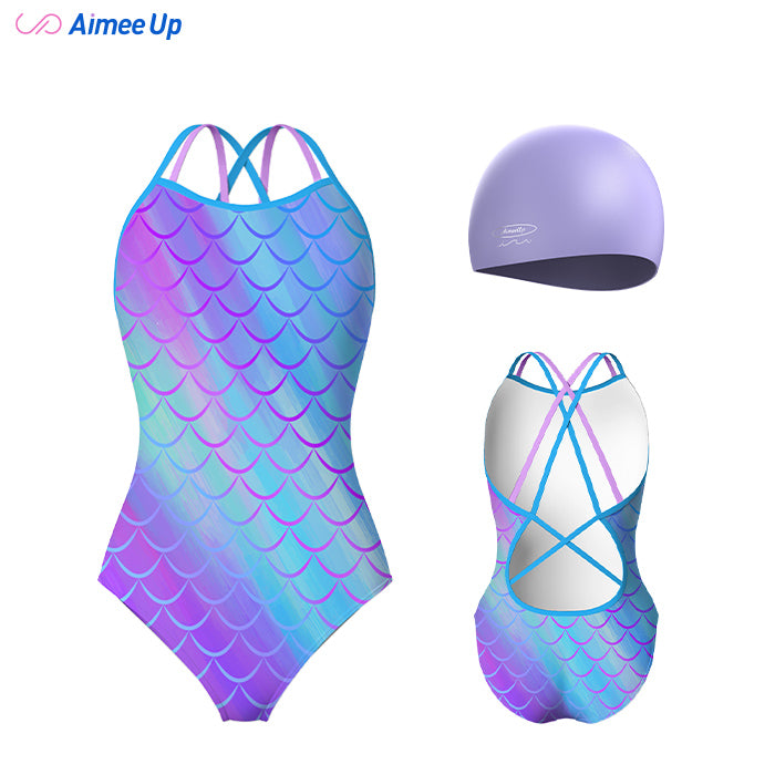 Children's training swimsuit-Mermaid 7