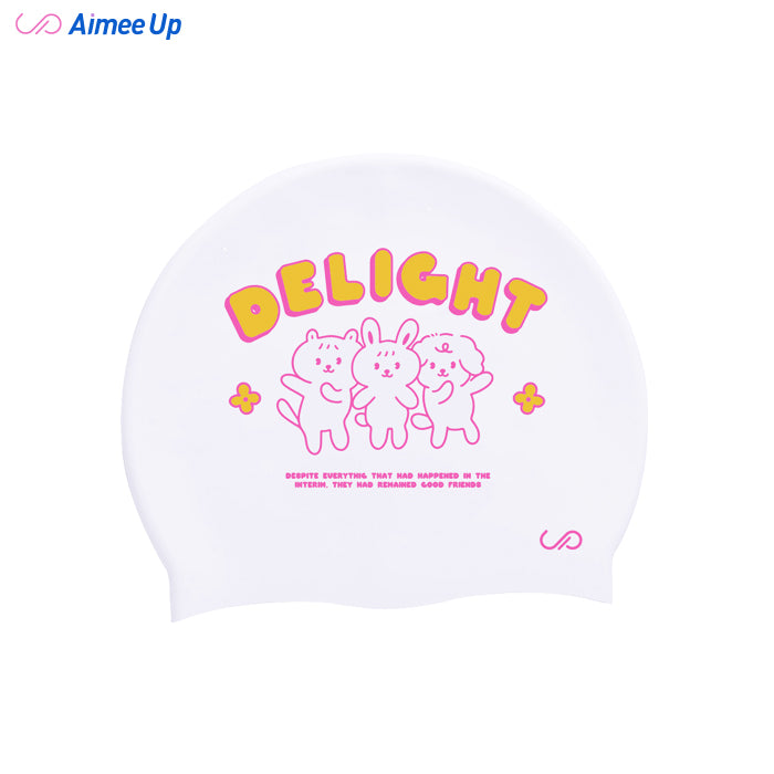 Swimming cap-Joyful Bunny