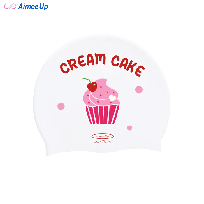 Swimming cap-Cream Cake